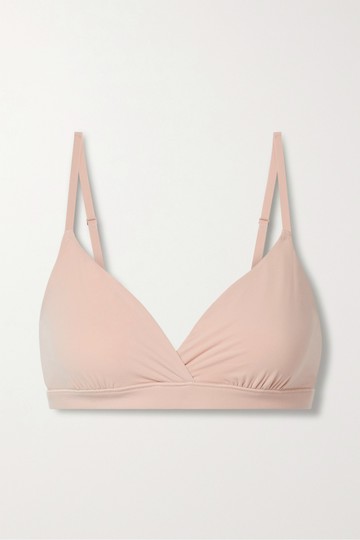 Skims - Fits Everybody Wrap-effect Triangle Bralette - Mica - Neutral - 3XL