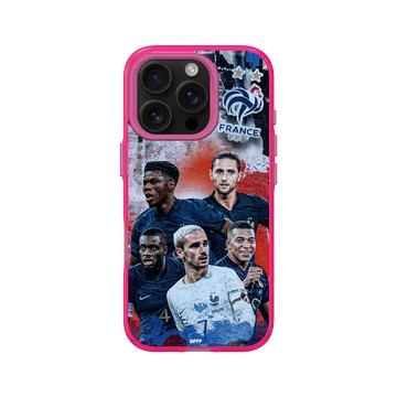 iPhone 16 Pro Clear 粉漾桃 - FFF - France National team - Mix Jerseys