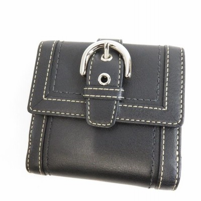 COACH【コーチ】 ベルトデザイン 二つ折り財布（小銭入れあり