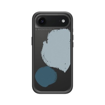 iPhone Air Mod NX -邊框背蓋組合 (相機按鈕) 黑 - Blob / 一團一團 - 蔚藍海沫