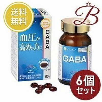 【×6個】ファイン GABA (ギャバ) 60粒