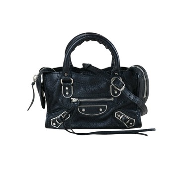 BALENCIAGA 山羊皮 NANO CITY 手提包肩背包兩用包
