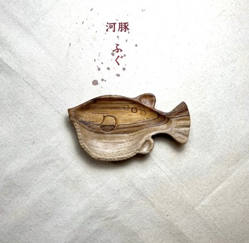 魚不點兒-木碟子