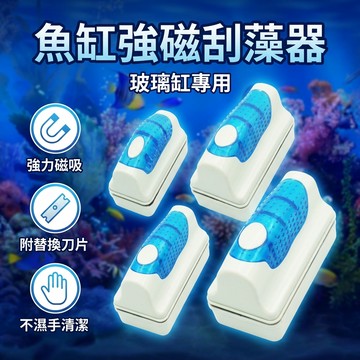 【台灣現貨】 超強力除藻磁力刷 水族清潔設備 魚缸刷 藻刷 缸壁清潔刷 玻璃刮刷 魚缸刮刀 刮藻刀