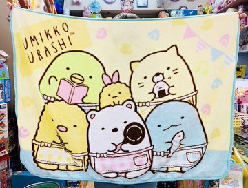 【震撼精品百貨】角落生物 Sumikko Gurashi SAN-X 造型絨毛毛毯/被子-全員到齊#11521 震撼日式精品百貨
