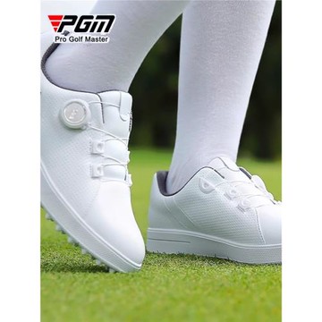 PGM 23款高爾夫球鞋女士 旋扣鞋帶款 防水超纖防滑鞋釘golf運動鞋