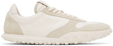 Jil Sander 米色 & 白色 Moon 运动鞋