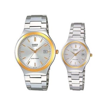 【CASIO  卡西歐】送禮首選-甜蜜浪漫 情人對錶 (MTP-1170G+LTP-1170G)