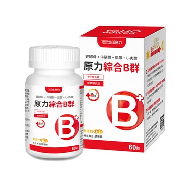 【悠活原力】原力綜合維生素B群 緩釋膜衣錠(60粒/瓶)