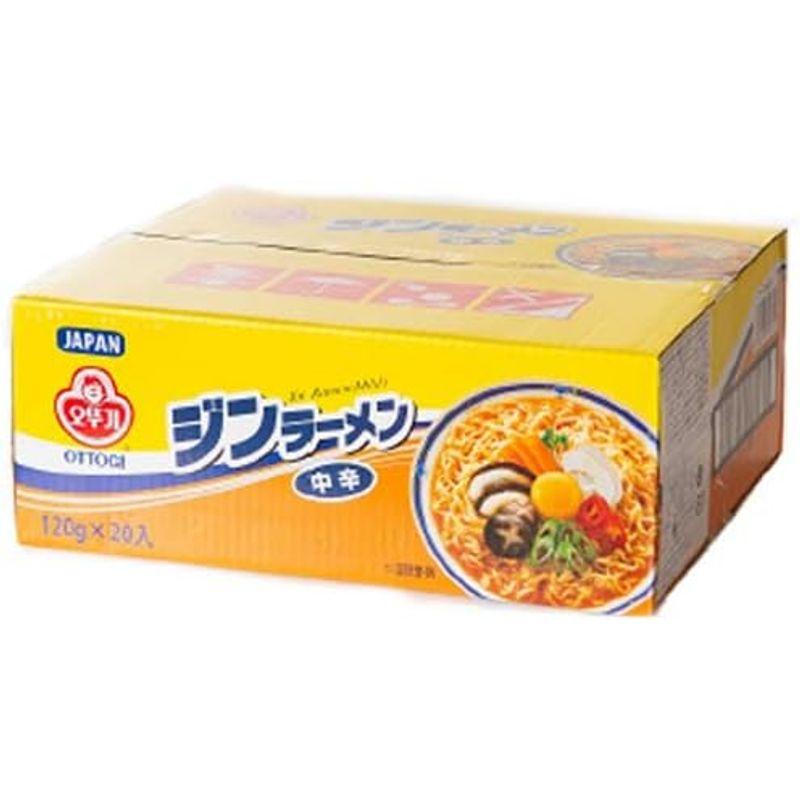 ジンラーメン(中辛)120g×20袋入り 1BOX 韓国ラーメン インスタントラーメン OTTOGI