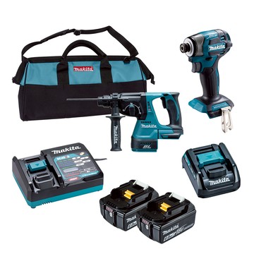 MAKITA牧田 DLX2524GX1 18V無刷雙機組DTD173+DHR242