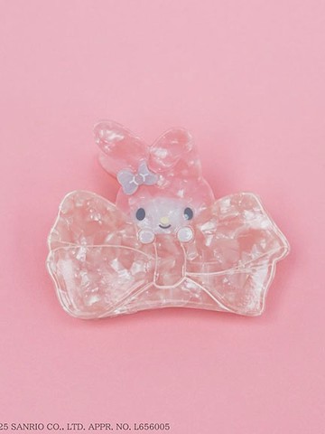 三麗鷗聯名-美樂蒂蝴蝶結大理石質感髮夾(08000602800) - Maison de FLEUR