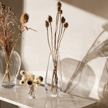 英國LSA│FLOWER花器29CM/細/ 透明