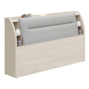 文創集 卡帝亞6尺雙人加大耐磨皮革床頭箱(不含床底＋不含床墊)-182x33x106cm免組