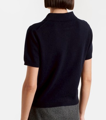 Jardin des Orangers Cotton and cashmere polo shirt