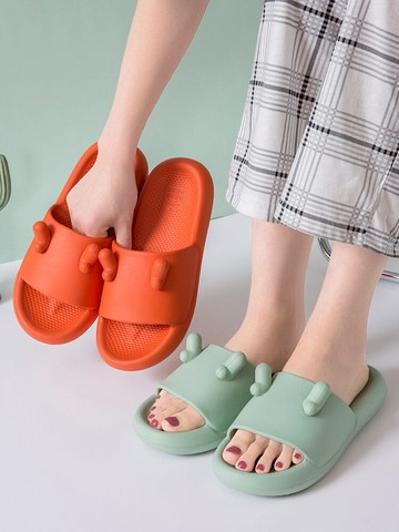 拖鞋女 可愛夏天ins潮可愛少女心居家用洗澡防滑外穿兒童涼拖鞋男