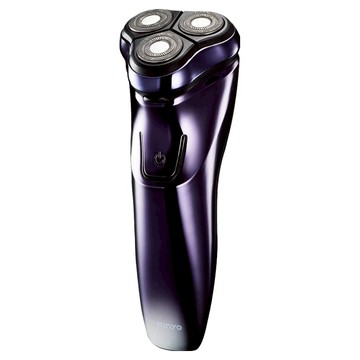 Kinyo 三刀頭水洗充電式刮鬍刀  KS-503  黑紫色