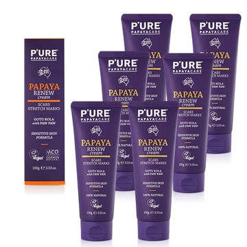 澳洲 Pure Papayacare 木瓜無痕滋養霜(6入組 100g / 條)