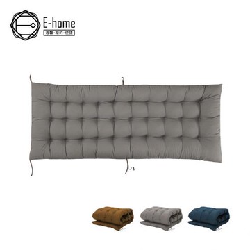 【E-home】Cora可娜圓管&方管休閒躺椅搭配椅墊-三色可選