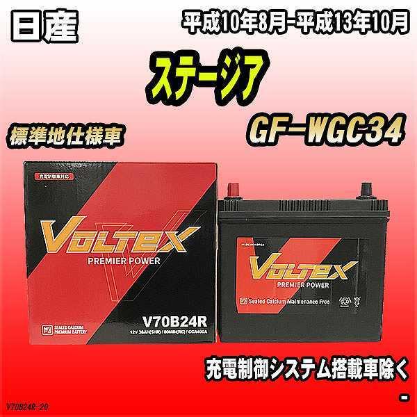 バッテリー VOLTEX 日産 ステージア GF-WGC34 平成10年8月-平成13年10 