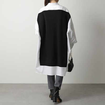 MAISON MARGIELA 18AW spliced シャツドレス - トップス