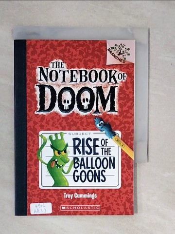 【書寶二手書T7／原文小說_XV7】Rise of the Balloon Goons: A Branches Book (the Notebook of Doom #1)_Cummings, Troy