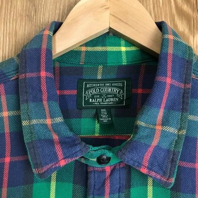 POLO COUNTRY RALPH LAUREN　長袖シャツ　ネルシャツ　XL POLO COUNTRY RALPH LAUREN ポロカントリー ラルフローレン
