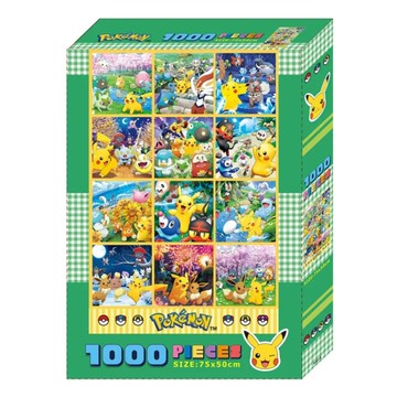 寶可夢1000片盒裝拼圖(E)