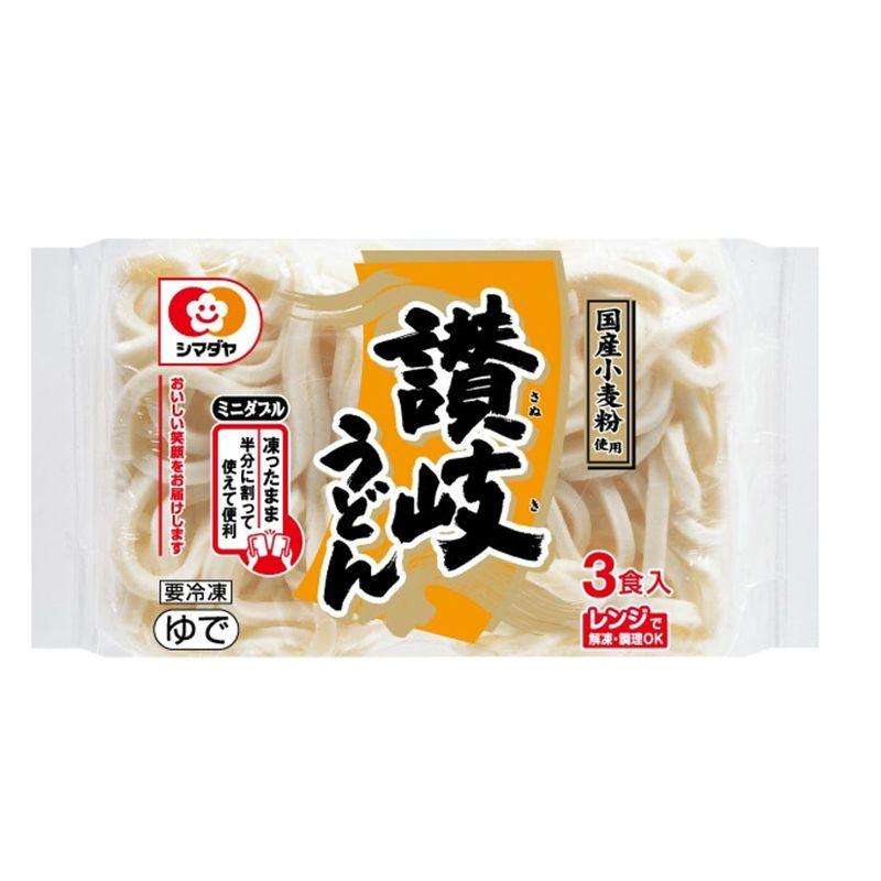 冷凍 シマダヤ 讃岐うどん3食600g×9袋