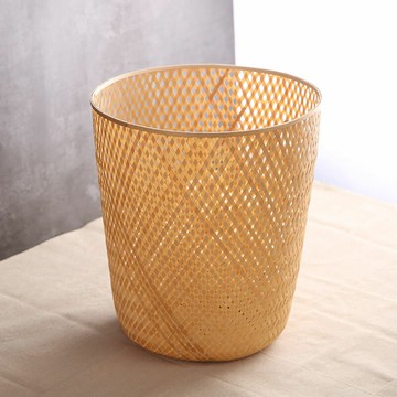 竹編垃圾桶家用客廳創意紙簍中式復古環保插花簍書畫簍雜物收納筐 YJSHG75 公司貨 保售後 快速出貨