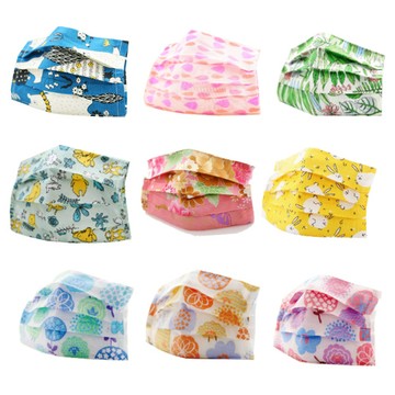 禾織｜平面兒童款可重複使用透氣純棉進口布口罩套(多款可選)