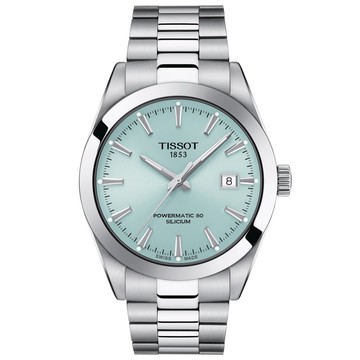 TISSOT 官方授權 Gentleman 經典矽游絲機械腕錶 錶 手錶 送禮 / T1274071135100 / T127.407.11.351.00