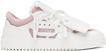 Off-White 白色 & 粉色 Low 3.0 Off Court 运动鞋