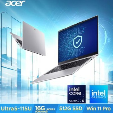 Acer 宏碁 Aspire Pro APRO14-51P-55RP 14吋AI輕薄商務筆電(CU5-115U/16GB/512GB/Win11P)