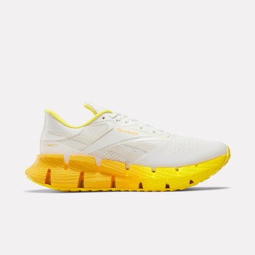 Reebok Floatzig 1 男 慢跑鞋 彈力 支撐 緩震 白 黃 [100212133]