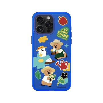 iPhone 15 Pro Max Clear 激光藍 - Dinotaeng - 棉花糖小鎮的陽光 - 貼紙款