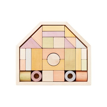 【Ed-Inter】日本製職人手工積木-房子積木(小)