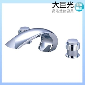【大巨光】浴用檯面雙槍水龍頭_5件式(TAP-112024)