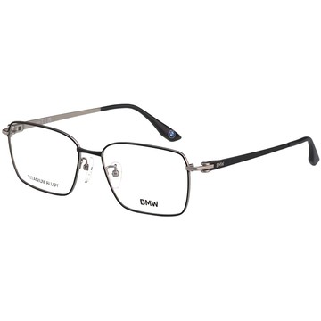 BMW 純鈦 光學眼鏡(黑配銀色)BW5097H