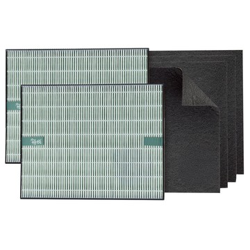 怡悅 HEPA抗菌濾心/活性炭濾網組合(適用Coway AP-1216L) 高效過濾PM2.5 活性碳除臭  單一商品  1組