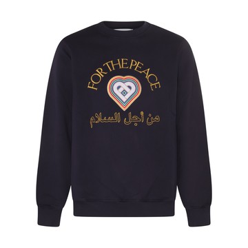 Casablanca - Deep Blue Cotton Sweatshirt