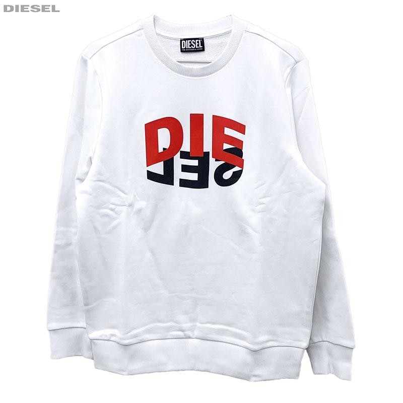 diesel【新古品】diesel ディーゼル スウェット トレーナー ホワイト Sサイズ