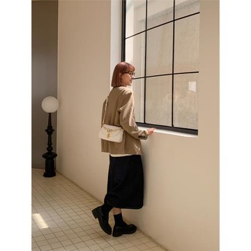 Micocah「輕甜主義」包包女2025鏈條單肩包馬鞍包百搭斜挎包小眾