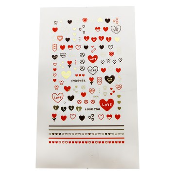 德德小品集 JR - 愛心圖案指甲貼  1080  1組