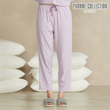 YVONNE 以旺傢飾 【竹纖維】麻花九分褲-薰衣草紫（M/L）
