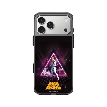 iPhone 17 Pro Max Clear (相機按鈕) 酷墨灰 - 迪士尼-星際大戰 Star Wars - 天行者路克-復古系列