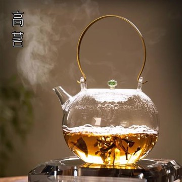 大容量玻璃燒水壺2025新款家用高硼硅高端電陶爐提梁煮茶壺可明火