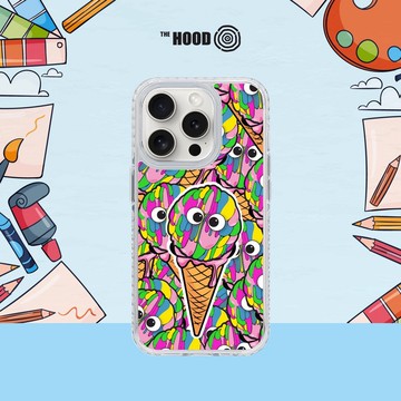 Ryan San - 冰淇淋 iPhone16/15/14 Pro/Pro Max 磁吸氣墊防摔/鏡面手機殼