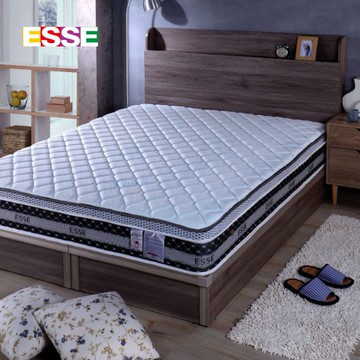 【ESSE 御璽名床】中空紗抑菌三線2.3護背硬式彈簧床墊