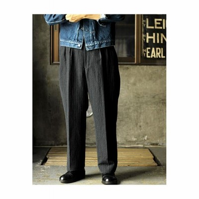 A.PRESSE アプレッセ　ワイドテーパードトラウザーズ サイズ 3 A.PRESSE Wide Tapered Trousers アプレッセ ワイドテーパード